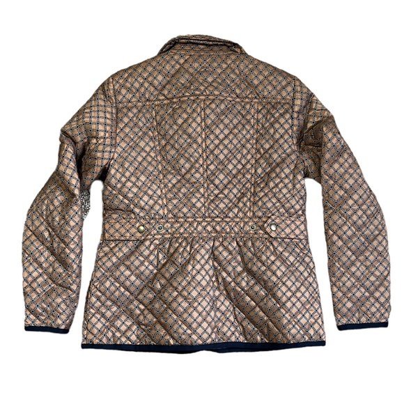 Talbots Quilted Chain Print Jacket | Women’s P - Picture 4 of 7
